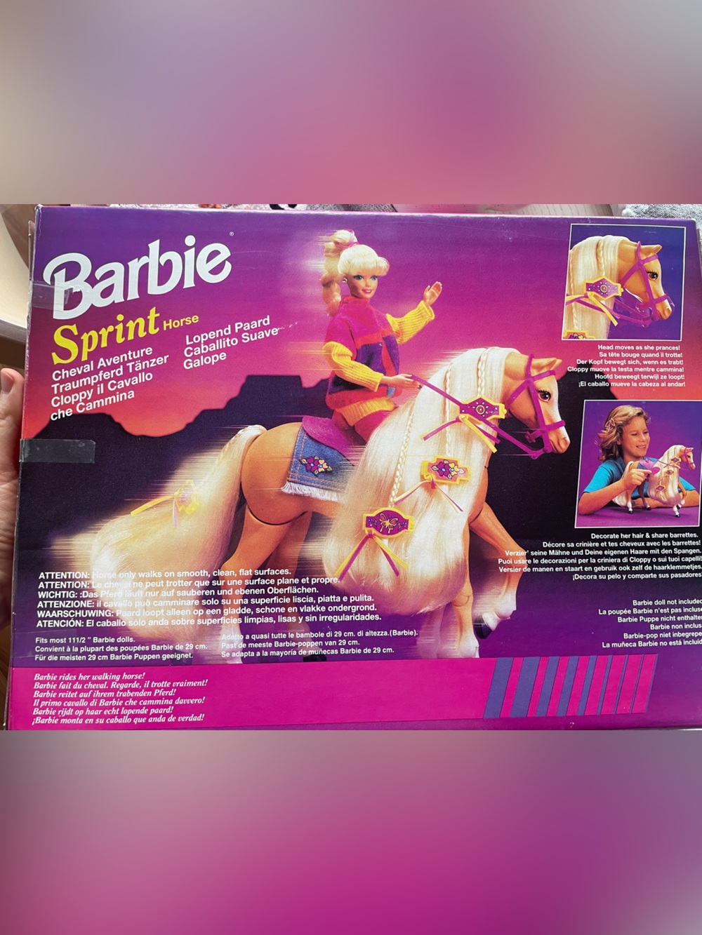 Barbie Sprint Horse – Vintage Mattel Toy - 1994